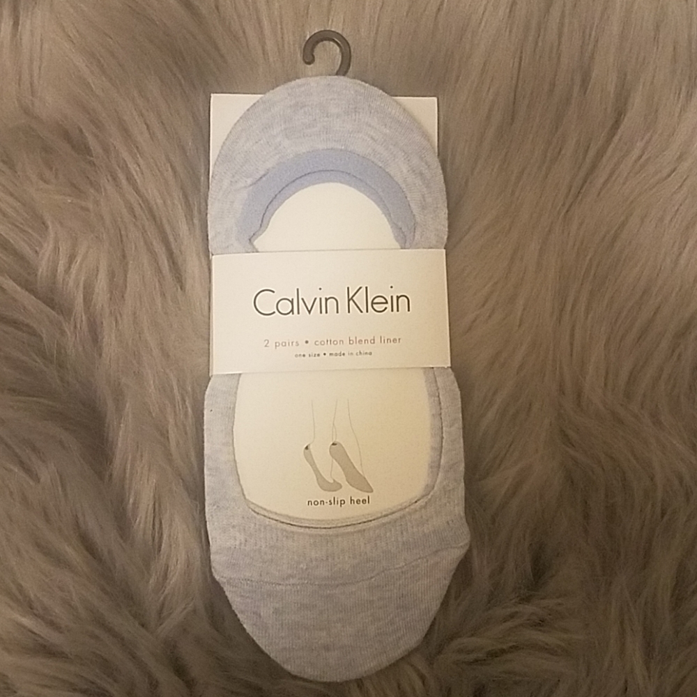 Calvin klein 2 pairs non-slip heel liner